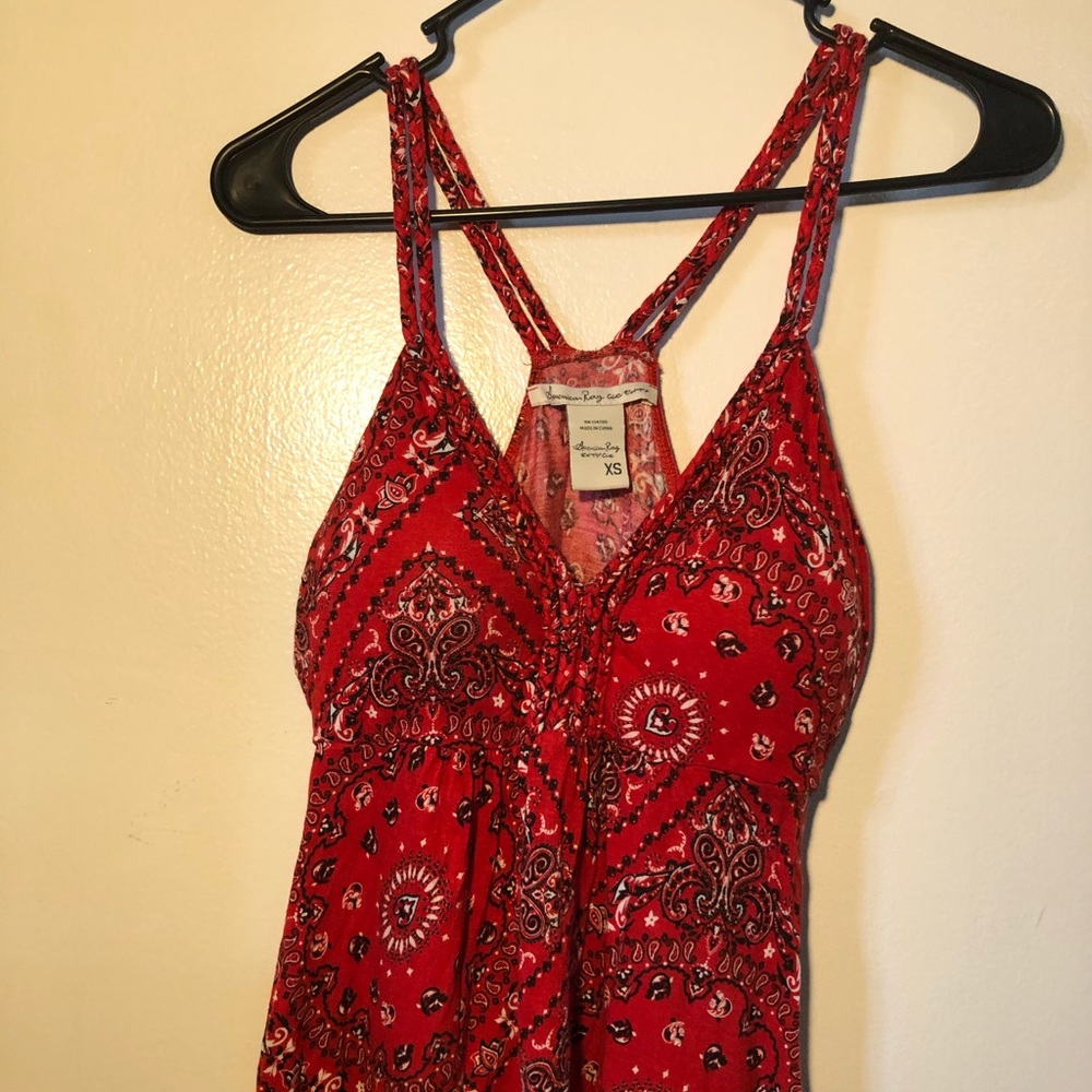 Patterned American Rag Tank